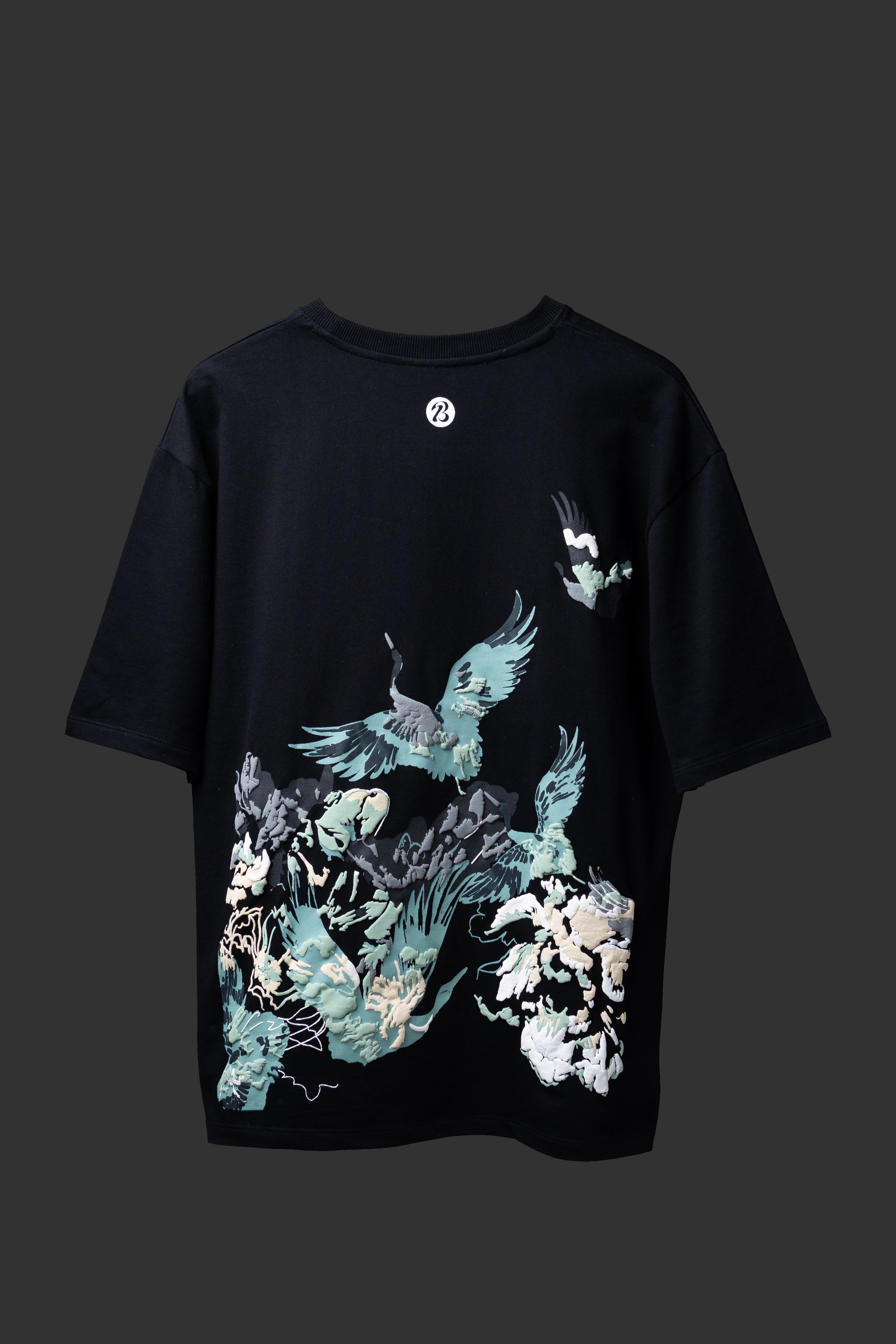 BLACK FLAMBOYANT T-SHIRT